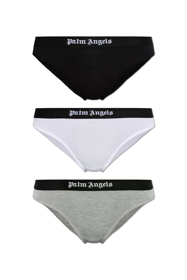 Three-pack of cotton briefs od Palm Angels