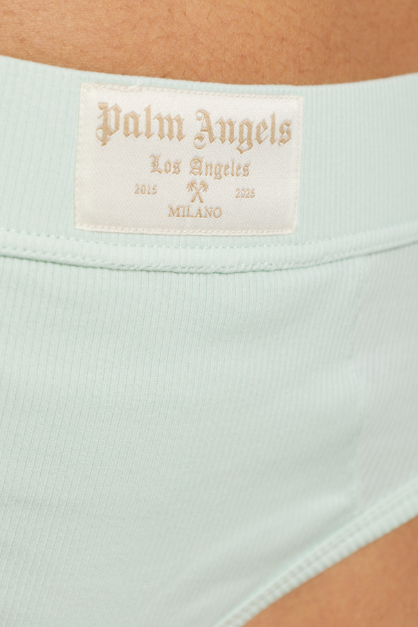 Palm Angels High-waisted cotton briefs
