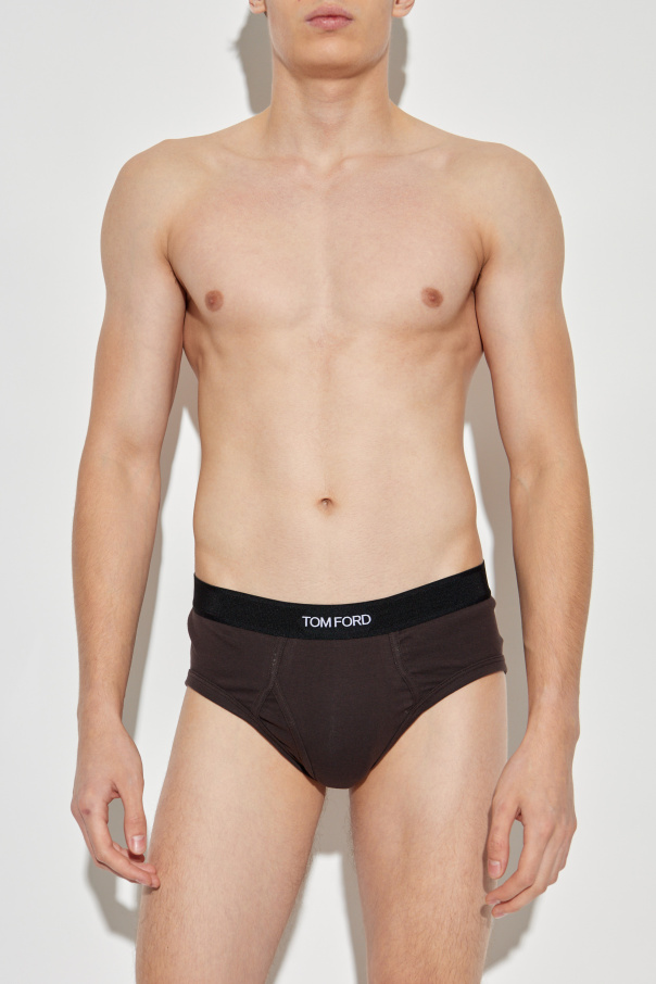 Tom Ford Slips de algodón con logo