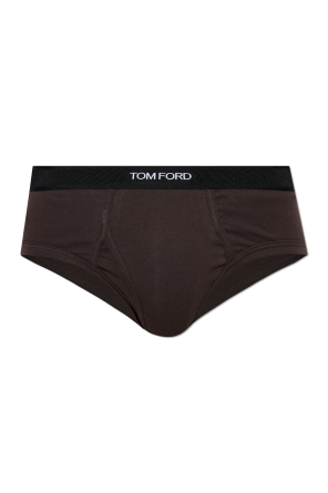 Cotton briefs with logo