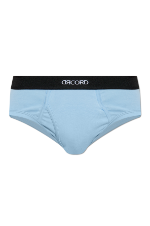 Cotton briefs with logo