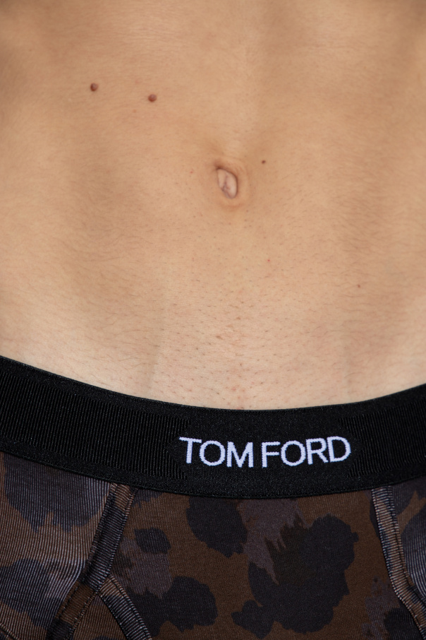 Tom Ford Slipy z motywem zwierzęcym