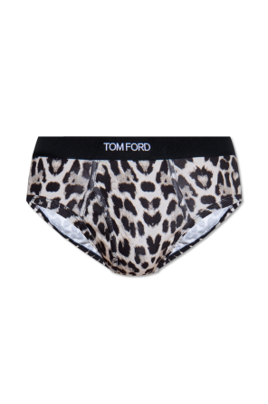 Briefs with animal motif