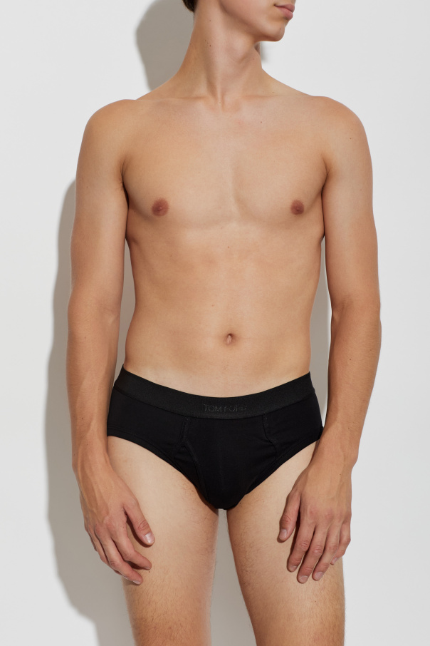 Tom Ford Cotton briefs with logo