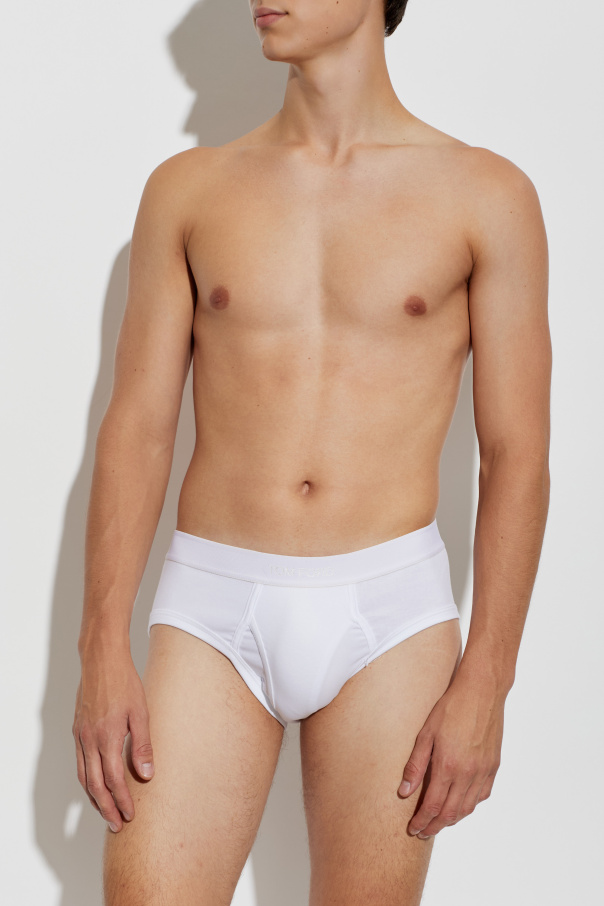 Tom Ford Cotton briefs with logo