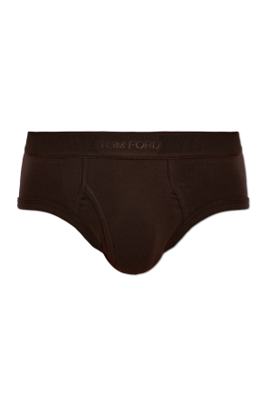 Cotton briefs with logo