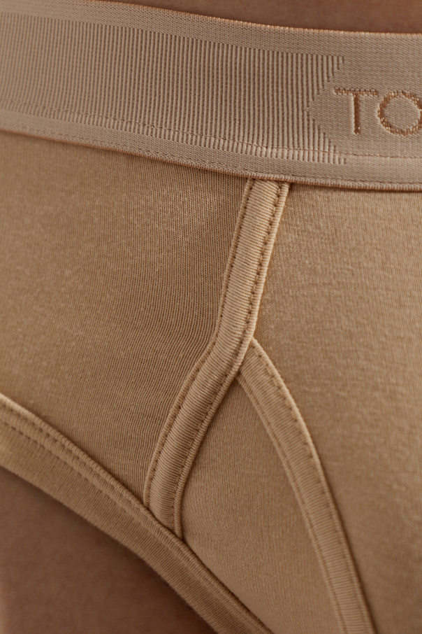 Tom Ford Cotton briefs with logo