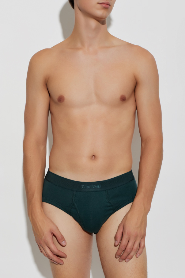 Tom Ford Cotton briefs with logo