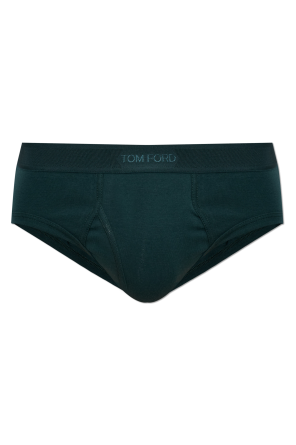Cotton briefs with logo