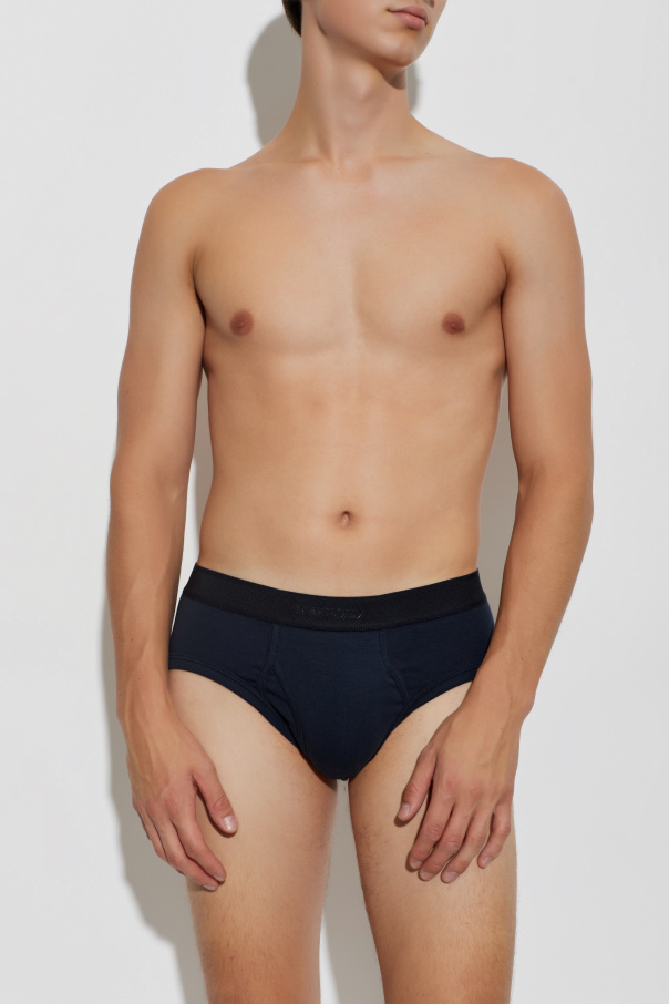 Tom Ford Cotton briefs with logo