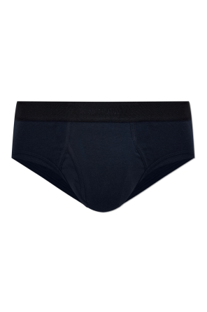 Cotton briefs with logo
