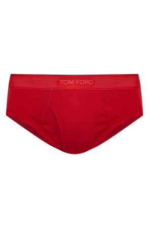 Cotton briefs with logo