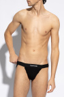 Tom Ford BLACK Jockstrap with logo
