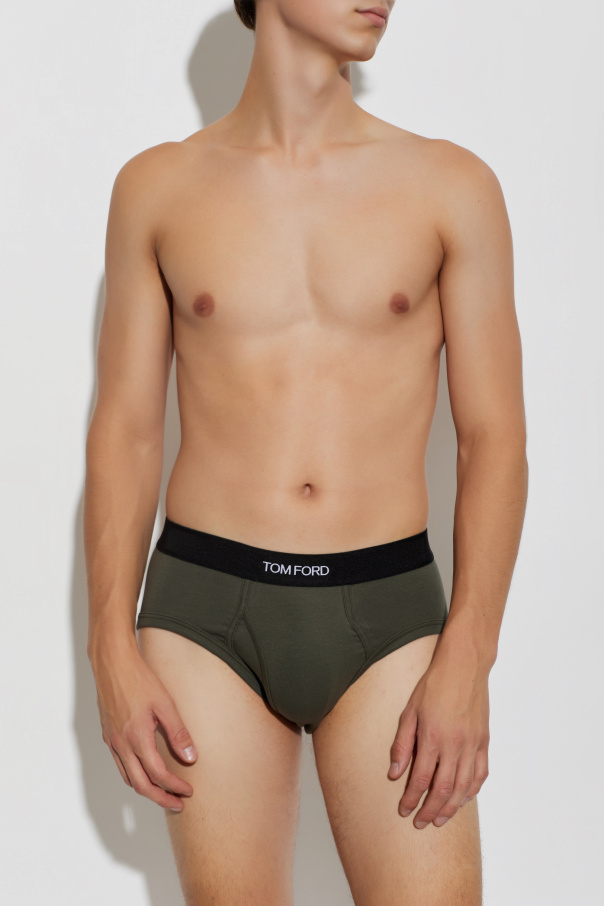 Tom Ford 2-pack of cotton briefs with logo