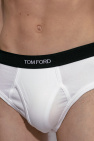Tom Ford WHITE Branded briefs two-pack