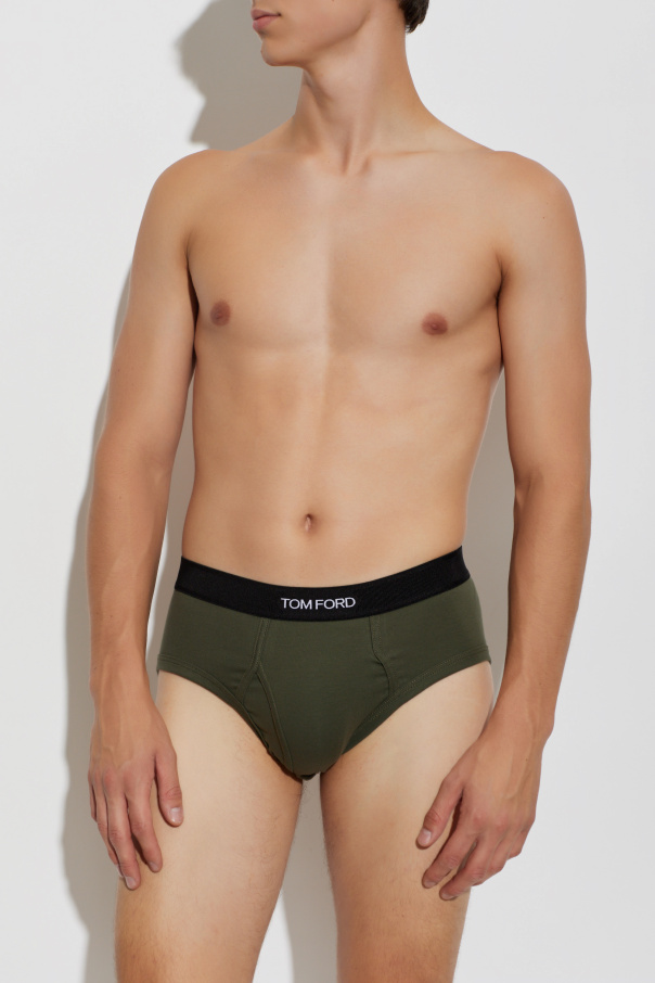 Tom Ford 2-pack of cotton briefs with logo