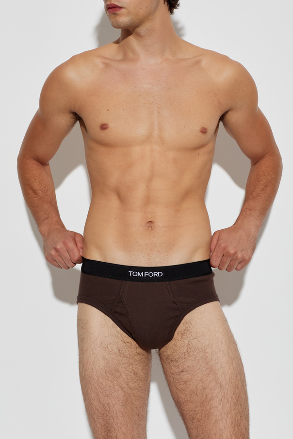 Tom Ford Two-pack briefs with logo