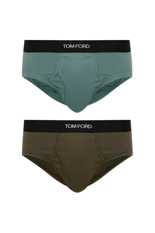 Tom Ford Paquete doble de slips con logo