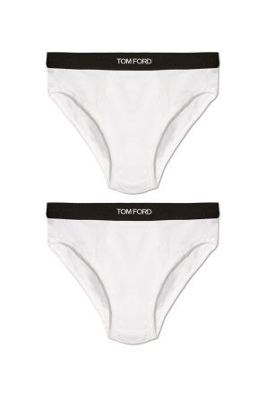 Two-pack of slip briefs with logo od Tom Ford