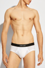 Tom Ford WHITE Two-pack of slip briefs with logo