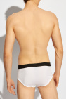 Tom Ford WHITE Two-pack of slip briefs with logo