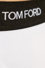 Tom Ford WHITE Two-pack of slip briefs with logo