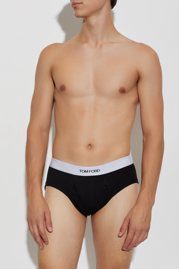 Tom Ford Two-pack of cotton briefs with logo