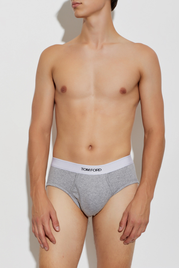 Tom Ford Two-pack of cotton briefs with logo