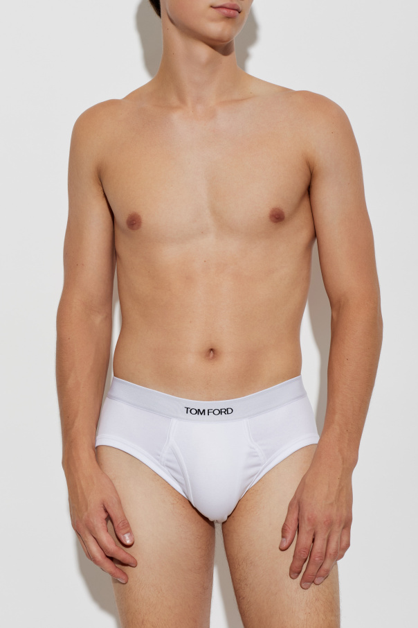 Tom Ford Two-pack of cotton briefs with logo