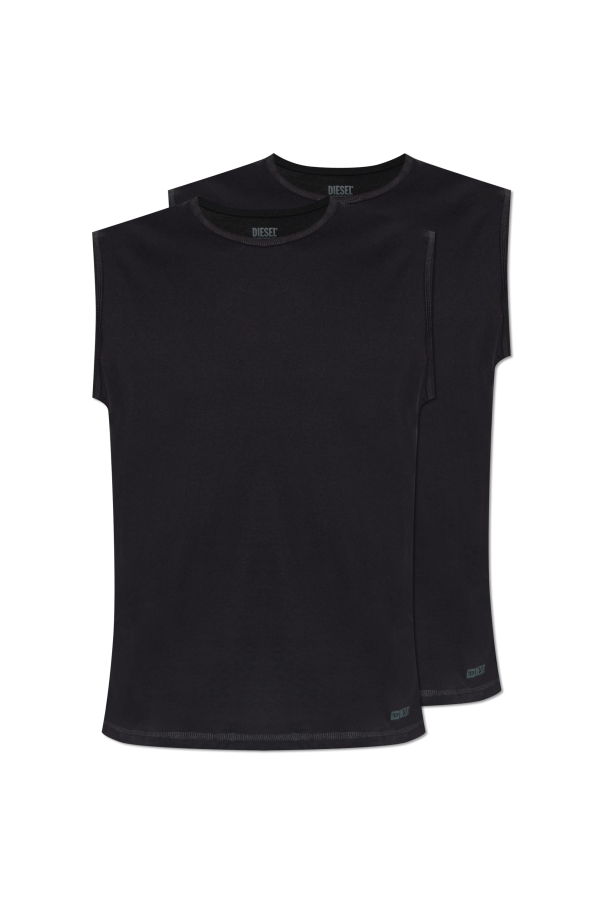 Two-pack of t-shirts with logo `TOM-UTLT-2PACK` od Diesel