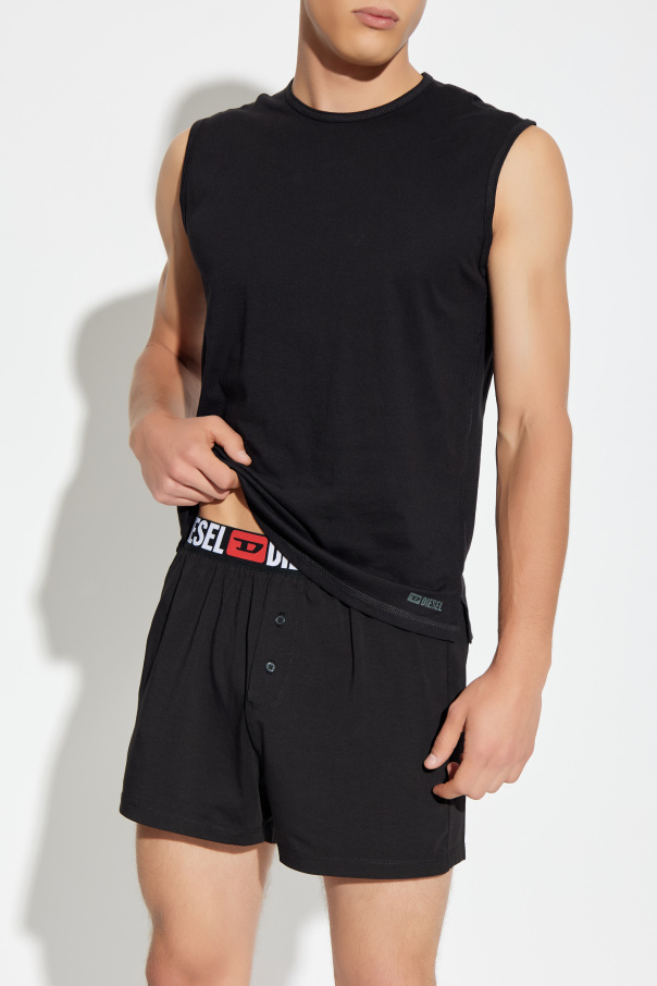 Diesel Two-pack of t-shirts with logo `TOM-UTLT-2PACK`