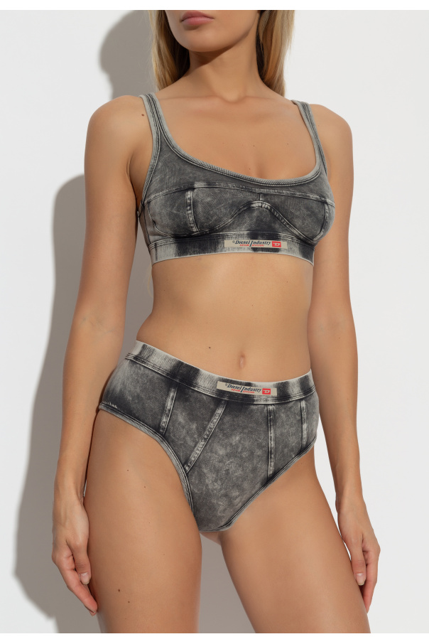 Diesel Panties with print UFPN-DENIM-HIPSTER-PANTY