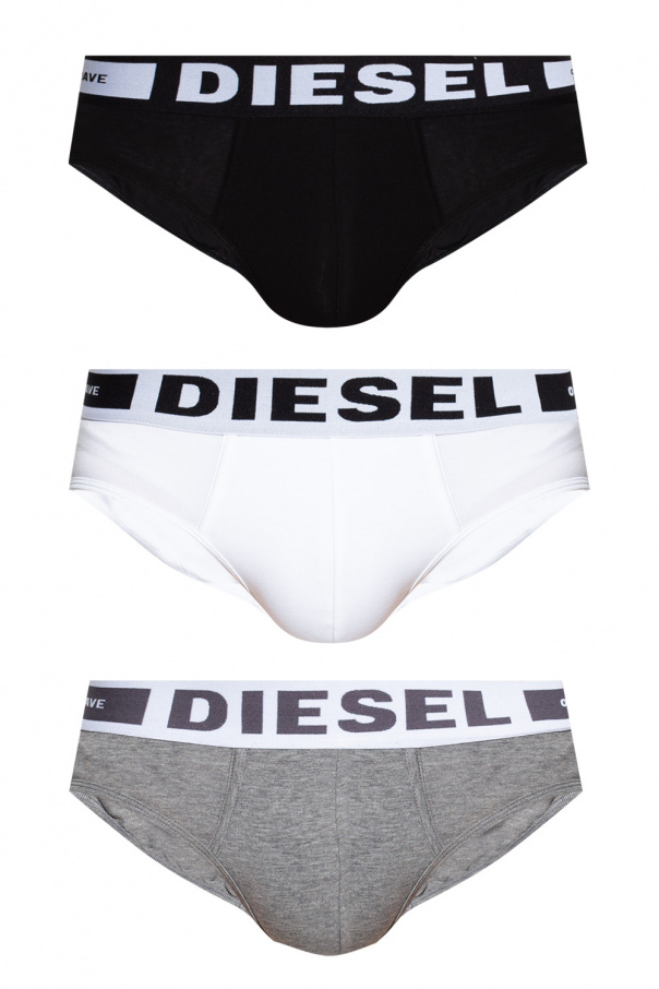 Diesel Branded briefs three-pack