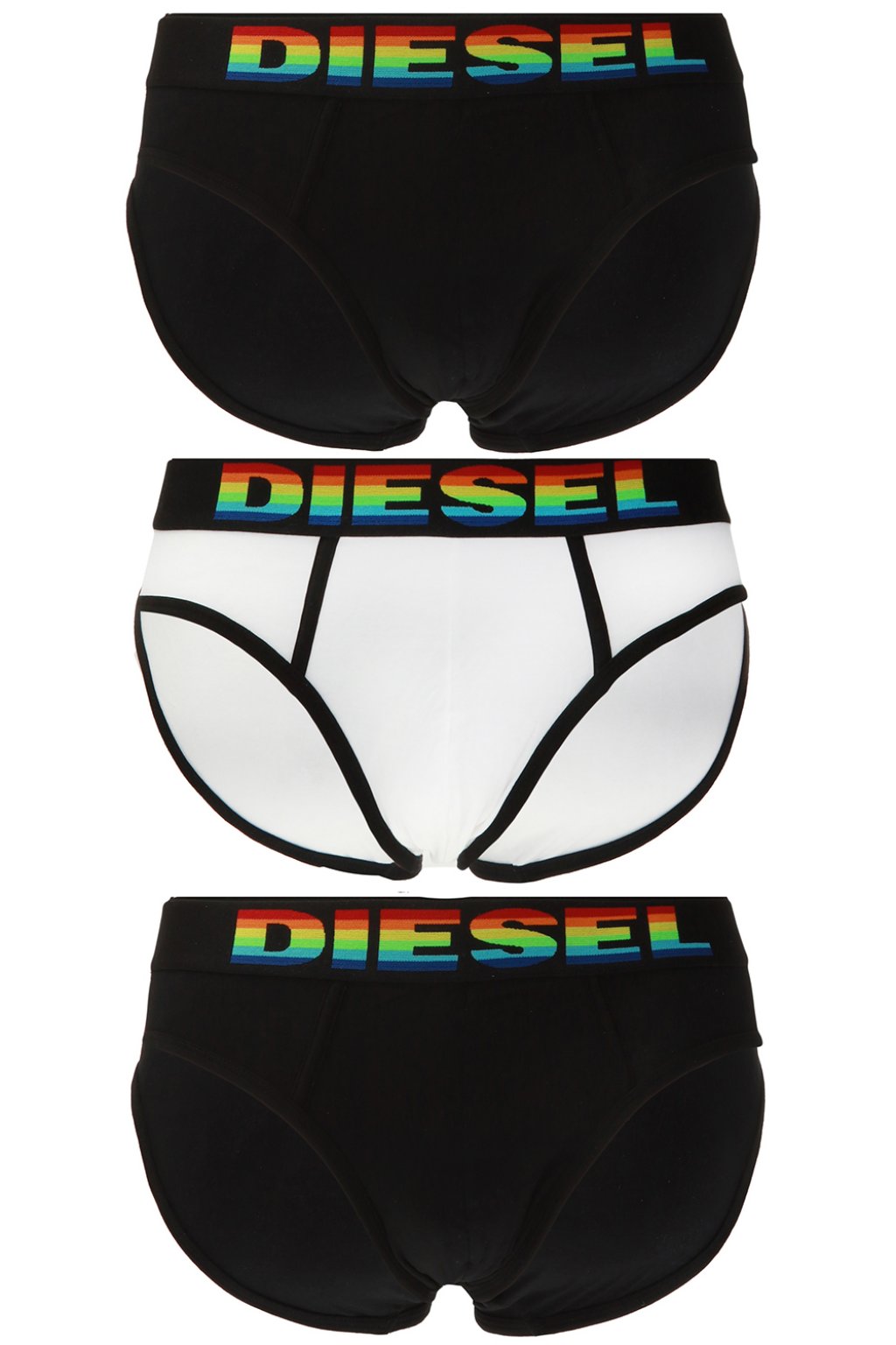 Diesel UMBR-ANDRETHREEPACK Briefs, Black, X-Small : : Clothing,  Shoes & Accessories