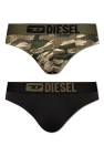 Diesel BLACK Two-pack of thongs `UMBR-STRINGTWOPACK`