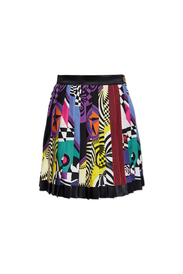 Versace Silk skirt with "Teatro" print