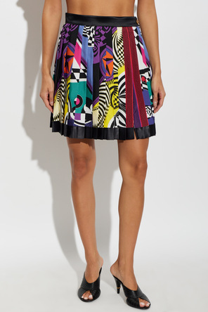 Versace Silk skirt with "Teatro" print