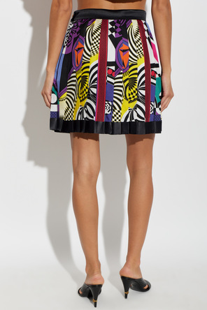 Versace Silk skirt with "Teatro" print