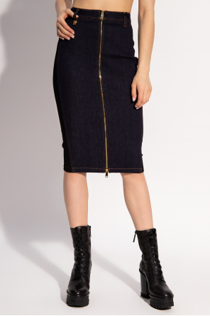 Versace Appliquéd skirt
