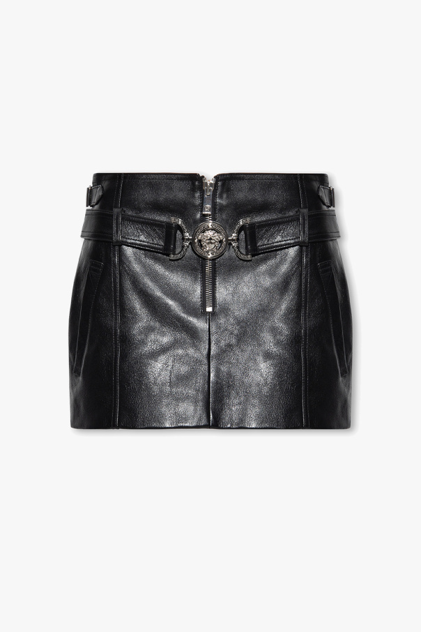 Versace Leather skirt