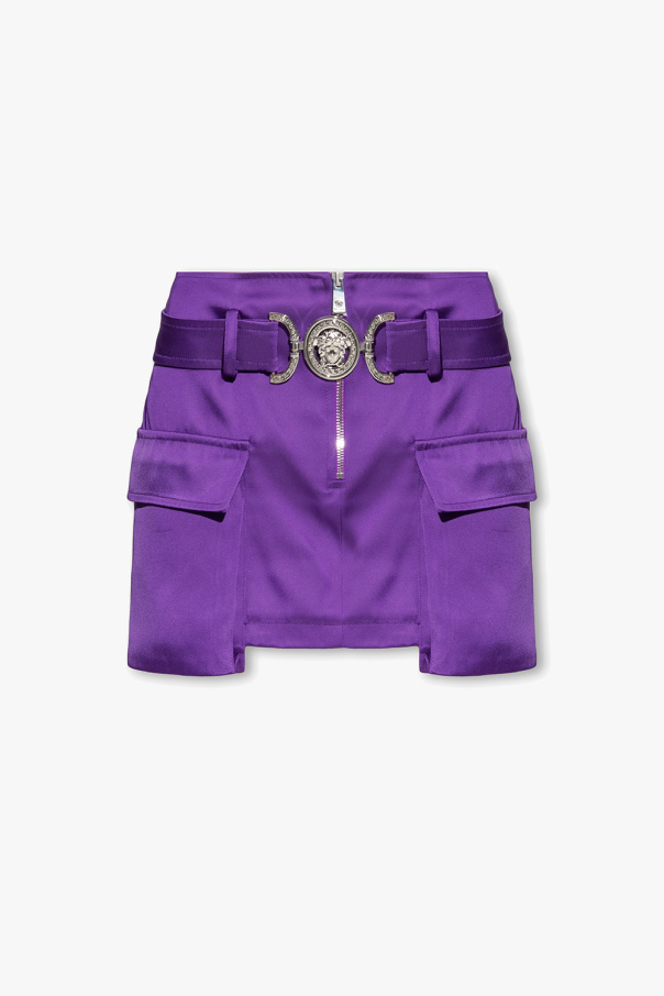 Versace Mini cargo skirt