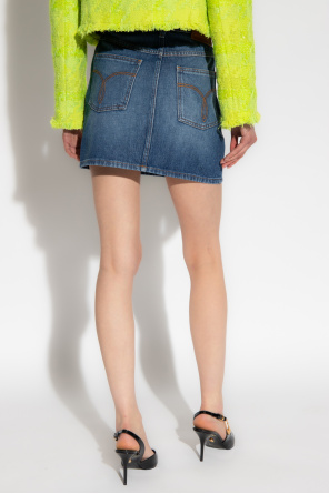 Versace Jeansowa spódnica