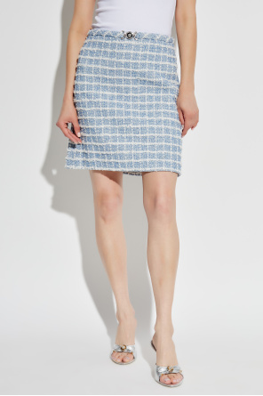 Versace Tweed skirt with lurex thread