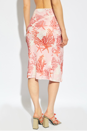 Versace Skirt with 'Barocco Sea' print
