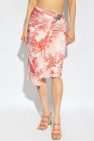 Versace PINK Skirt with 'Barocco Sea' print