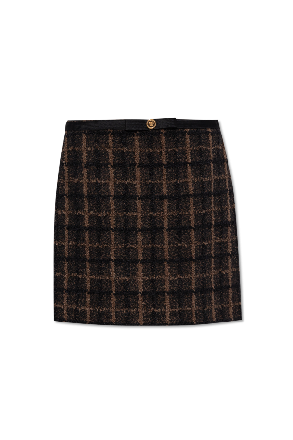 Versace Skirt with check pattern