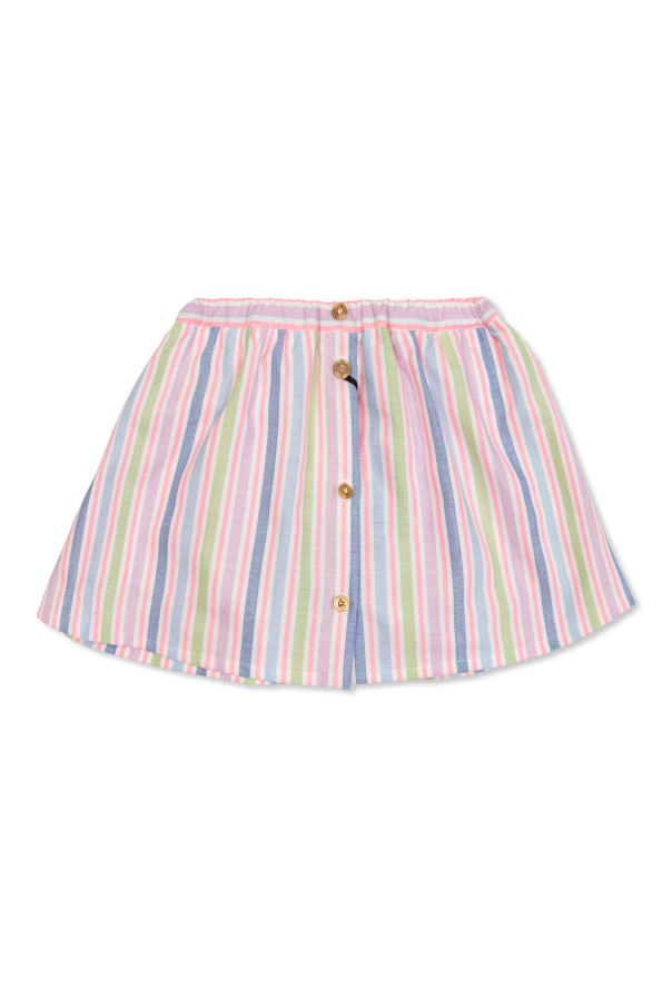 Versace Kids Spódnica ze wzorem w pasy