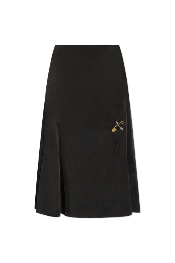 Versace Skirt with decorative safety pins