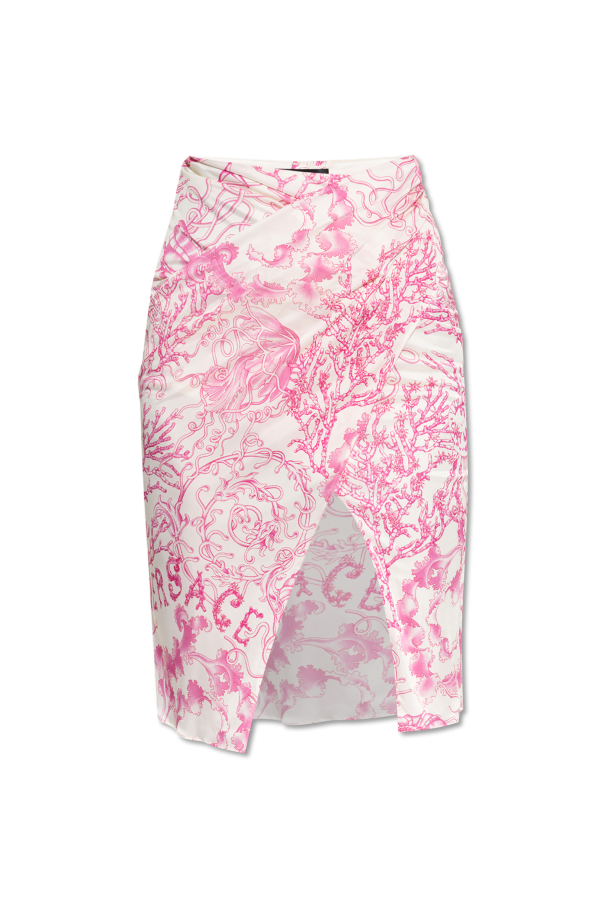 Versace Spódnica z nadrukiem `Underwater Barocco`