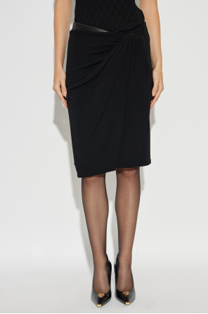 Versace Draped skirt